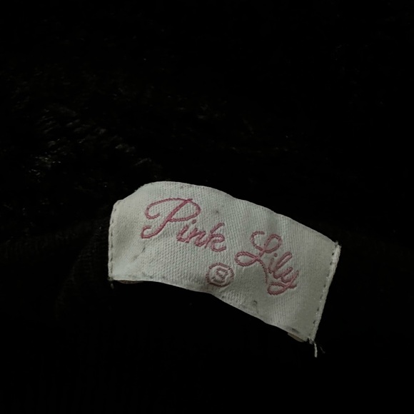 Pink Lily Long Sleeve Ribbed Dress with Slit - Picture 8 of 9